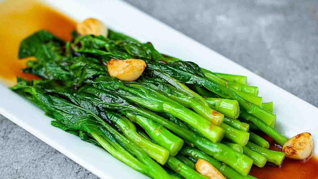 Easy Chinese Yu Choy Sum Recipe