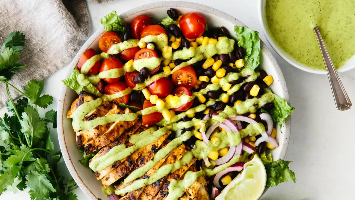 Chipotle Chicken Salad With Cilantro Vinaigrette